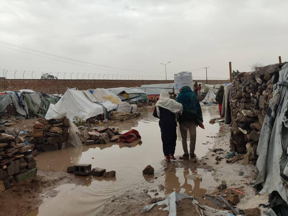 Flooding in Yemen devastates homes of internally displaced people
