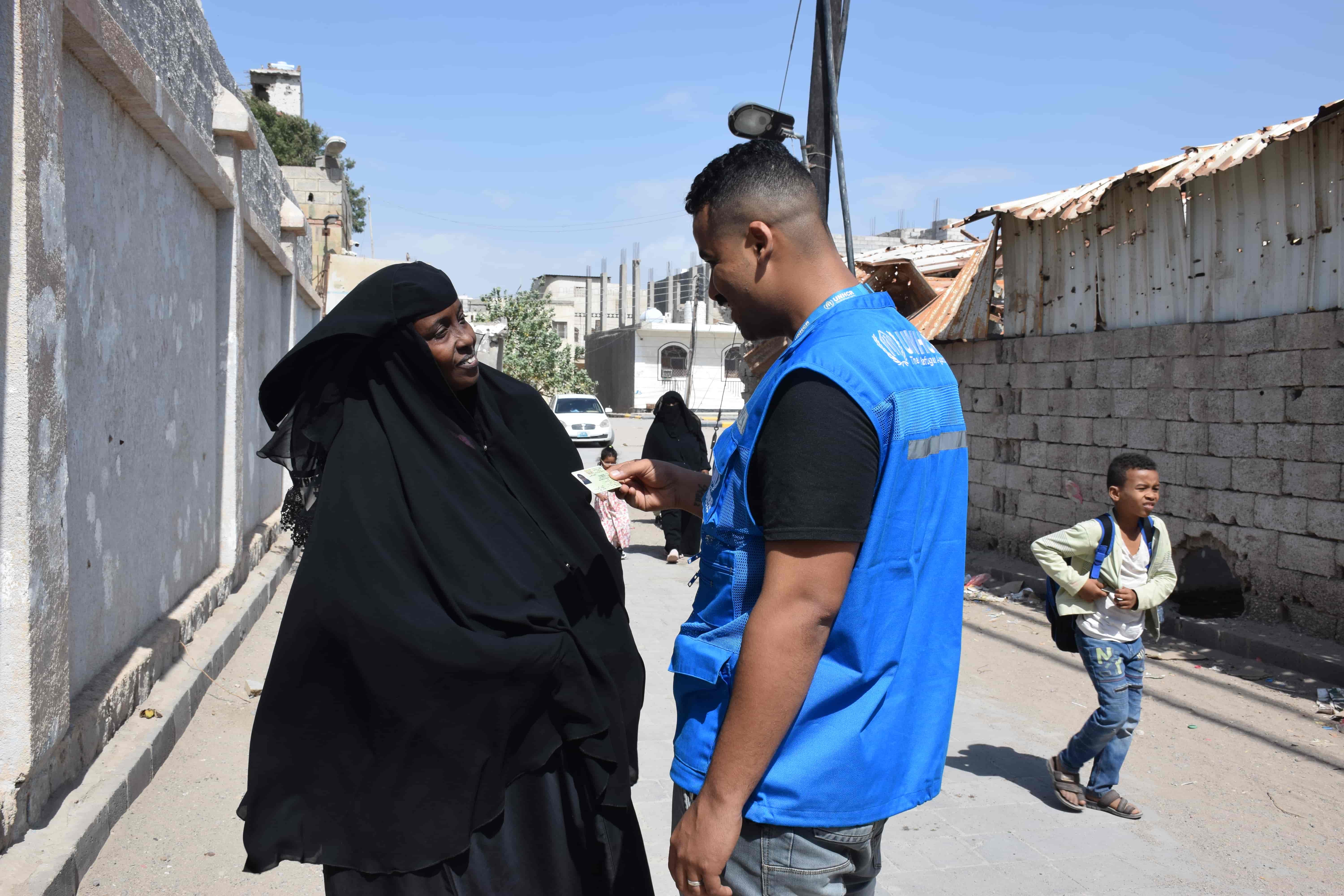 Yemen Refugee Ayan Receives Valid Identity Document