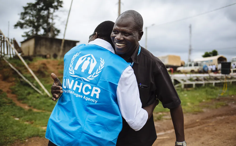 Liberia. Andreas Fiadorme, The Head Of UNHCR’S Field Office In Harper, Liberia